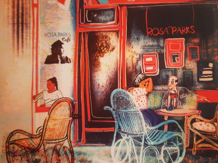 Rosa Parks Café, Illustration Aasta Mittal